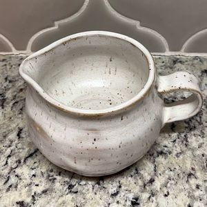 Small Signed Pottery Pitcher